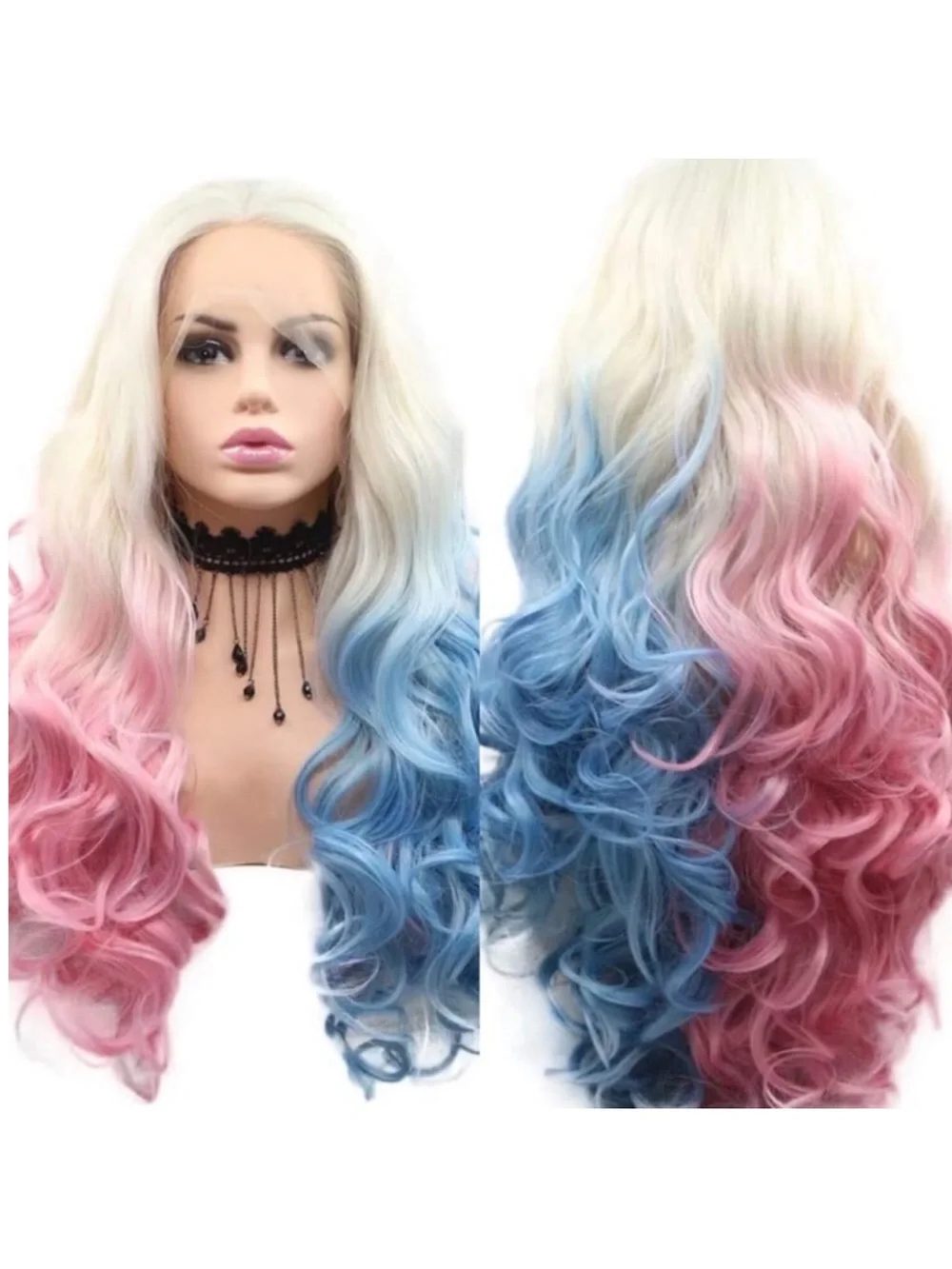 🆕 22” HARLEY Unicorn BLONDE OMBRE BODY WAVY WIG *NEW*